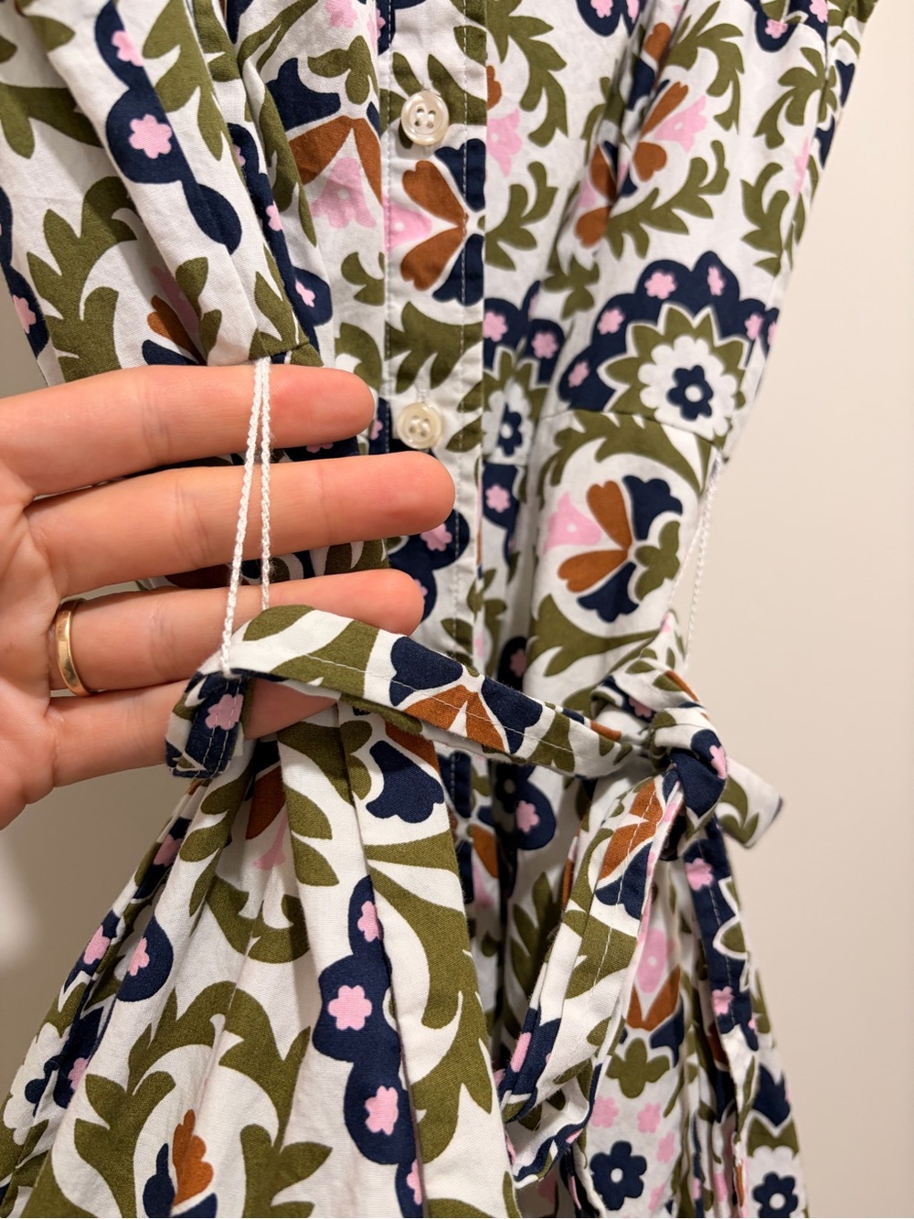 Boden Sleeveless Floral Midi Dress - Picture 6 of 15